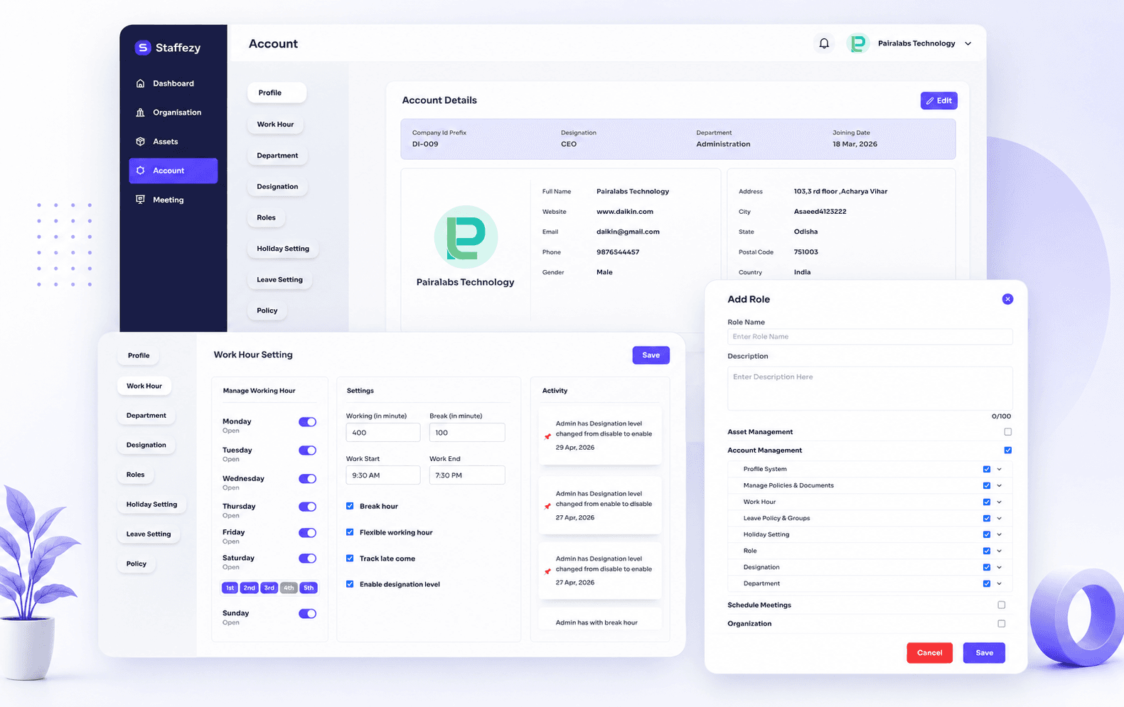 Staffezy Mobile App