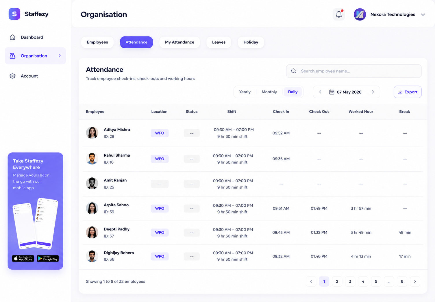 Attendance Management